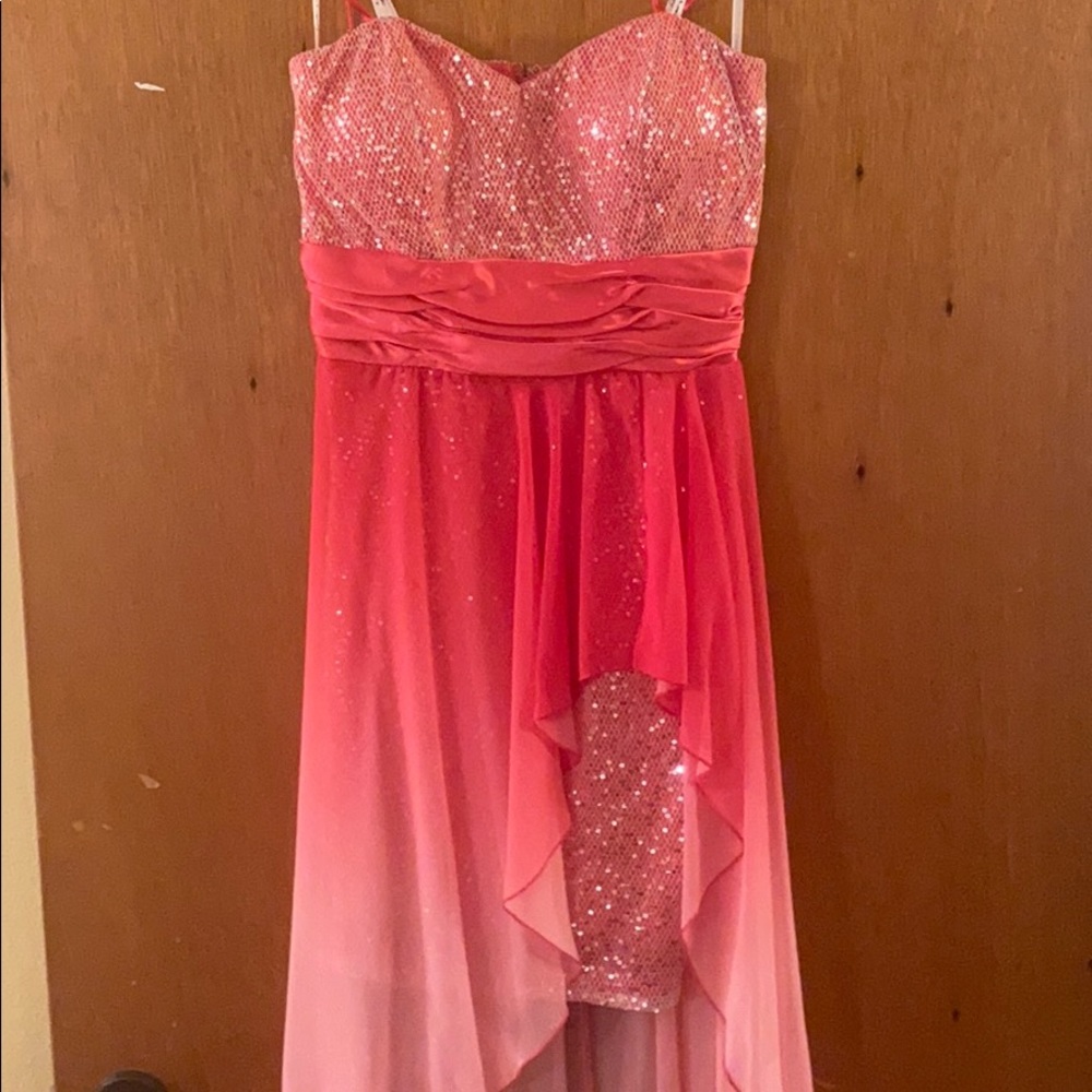 Pink Glitter Dress Gem